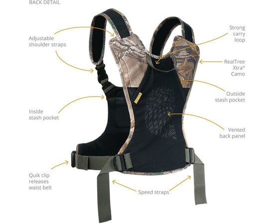 COTTON CARRIER Arnês de Torso com Suporte para 1 Camera CCS G3 - Camuflado