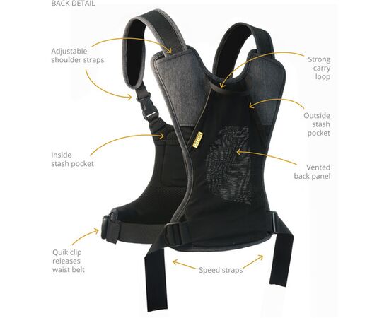 COTTON CARRIER Arnês de Torso com Suporte para 1 Cameras e 1 Binóculos CCS G3 - Cinza