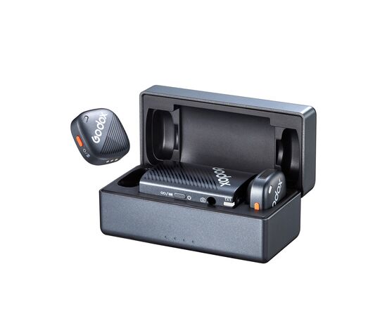 GODOX Microfone de Lapela Wireless Cube-C - Kit USB-C + Lightning + TRS