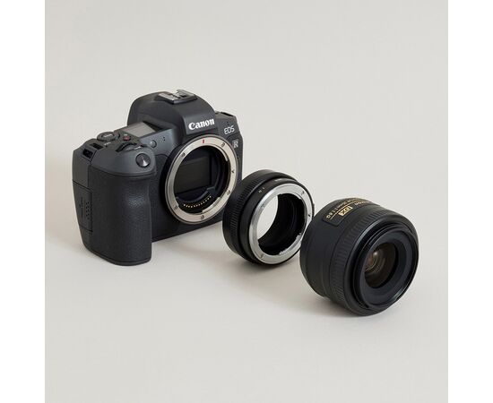 URTH Adaptador Lente Nikon F para Corpo Canon RF