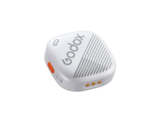 GODOX Microfone de Lapela Wireless Cube-C - Kit Duplo (Branco)