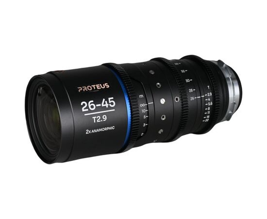 LAOWA Proteus Zoom 2x Anamórfica 26-45mm T2.9 (Flare Azul)
