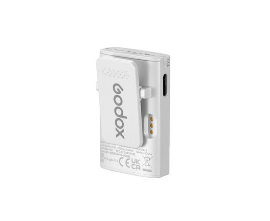 GODOX Microfone de Lapela Wireless Cube-C - Kit Duplo (Branco)