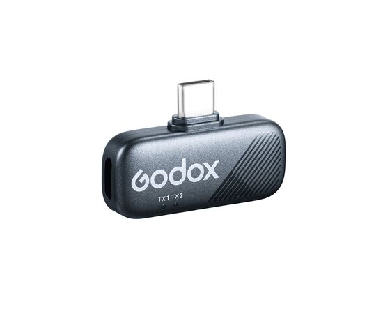 GODOX Microfone de Lapela Wireless Cube-C - Kit USB-C + Lightning + TRS