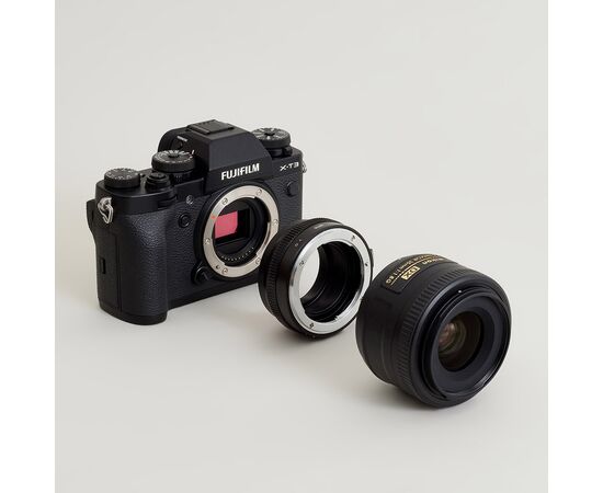 Adaptador Lente Nikon F para Corpo Fujifilm X
