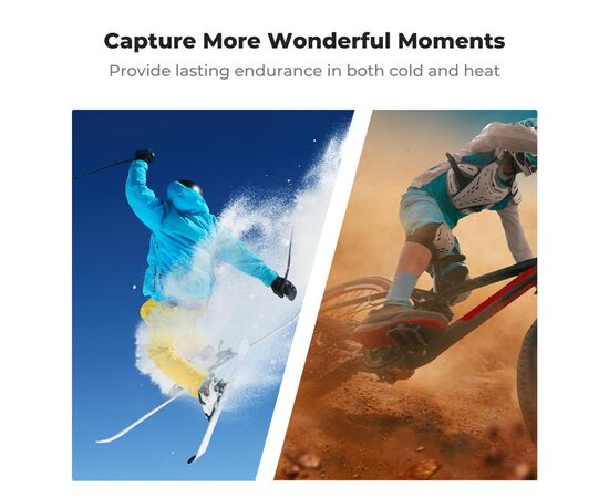 K&F CONCEPT Kit 3 Baterias Gopro Hero + Carregador Triplo