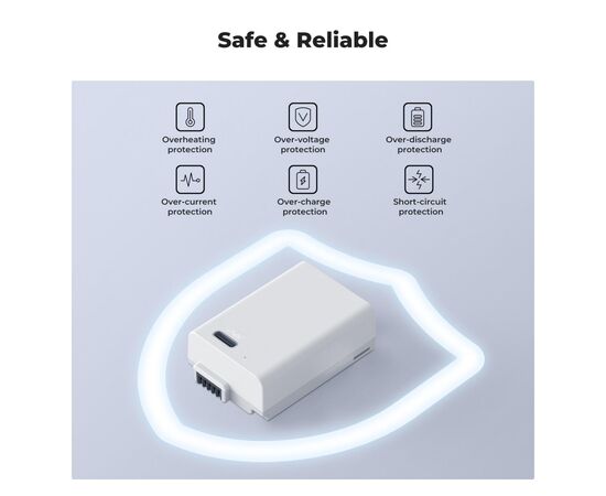 K&F CONCEPT Bateria com Carregamento USB-C EN-EL25 1250mAh