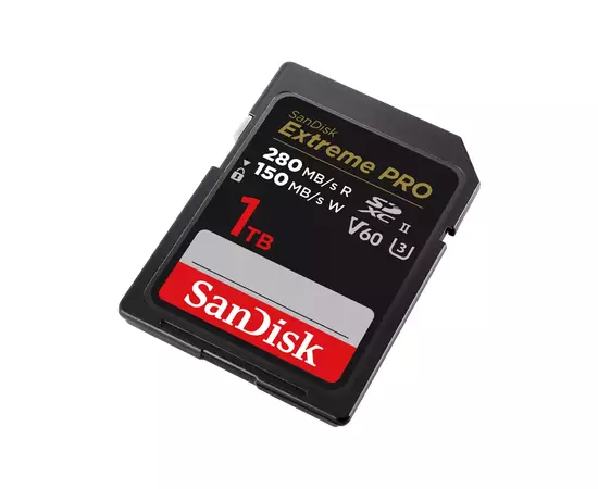 SANDISK SDXC Extreme PRO 280MB/s Classe 10 V60 U3 UHS-II - 1TB