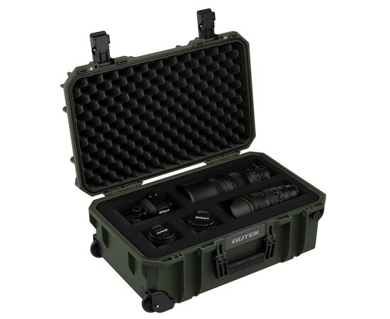 GUTEK Mala Rígida Tortoise T-300 - Verde