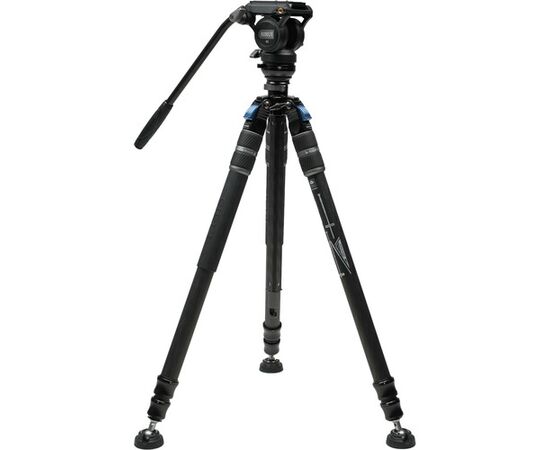 SIRUI Tripé de Carbono SVS60 One Step com Cabeça de Vídeo S3