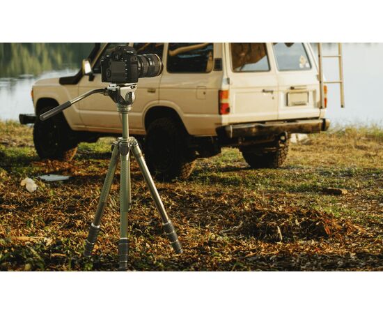 SIRUI Pilot Series Tripé de Alumínio CT04 + Cabeça de Vídeo CT5