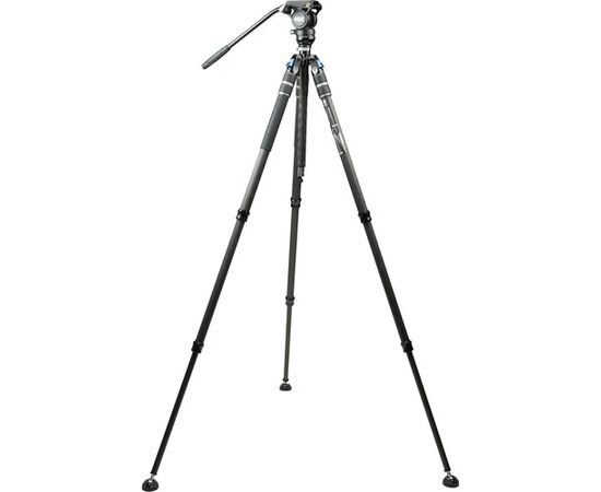 SIRUI Tripé de Carbono SVS60 One Step com Cabeça de Vídeo S3