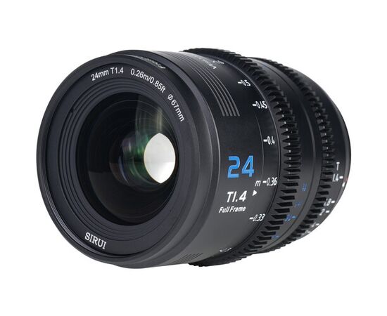 SIRUI Kit 3 Objetivas Vision Prime 1 Cine T1.4 Full Frame 24mm - Preto