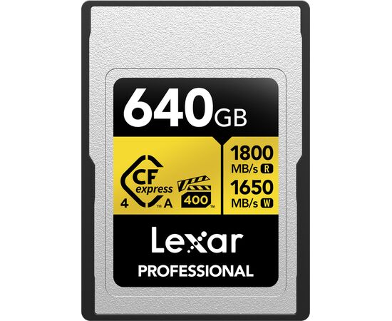 LEXAR Professional Type-A CFExpress Gold Series 1800Mb/s 640GB