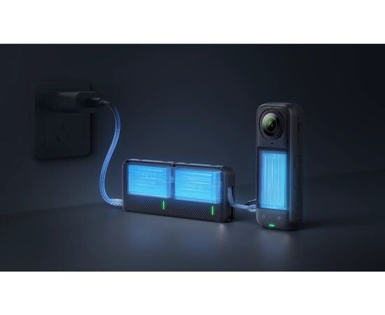 INSTA360 Estojo de Carregamento Duplo Bateria Insta360 X5