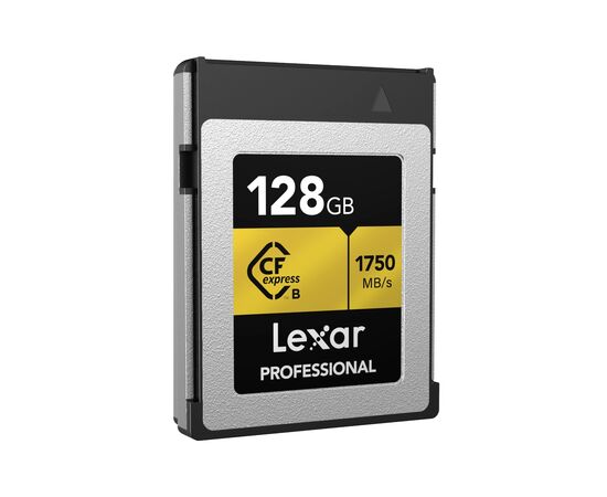 LEXAR Professional CFexpress Type B Gold Series 1750Mb/s 128GbLEXAR Professional CFexpress Type B Gold Series 1750Mb/s 128Gb