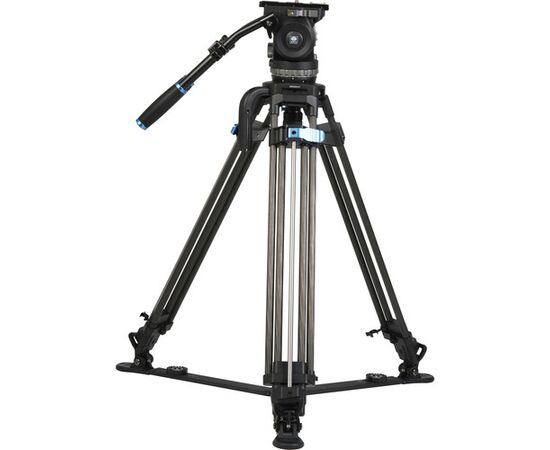 SIRUI Tripé de Vídeo de Carbono SQ100 com Cabeça de Vídeo VHS18