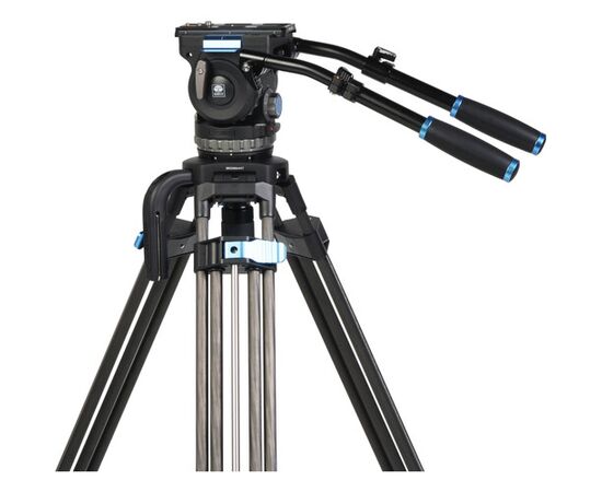 SIRUI Tripé de Vídeo de Carbono SQ100 com Cabeça de Vídeo VHS18