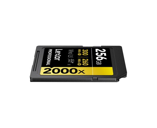 LEXAR Professional SDXC/SDHC 2000x 300MB/s Classe 10 V90 U3 UHS-II 256GB