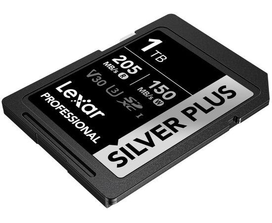 LEXAR Professional SDXC Silver Plus 205MB/s U3 UHS-I 4K - 1TB