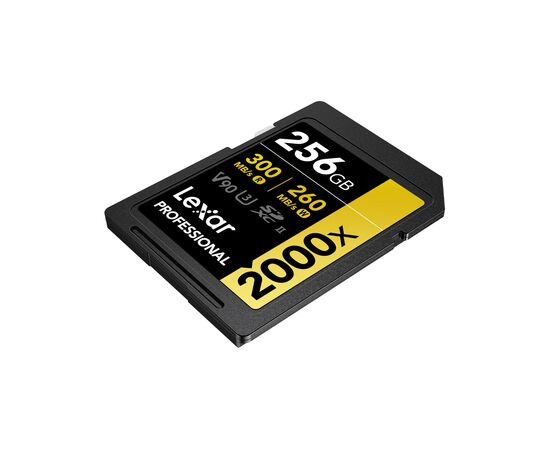 LEXAR Professional SDXC/SDHC 2000x 300MB/s Classe 10 V90 U3 UHS-II 256GB