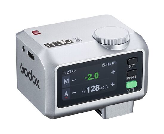 GODOX iT30 Pro Mini Flash TTL Olympus/Panasonic - PrataGODOX iT30 Pro Mini Flash TTL Olympus/Panasonic - Prata