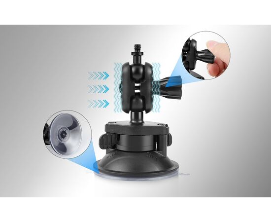 PULUZ Suporte com Ventosa 1/4 para Action Cam