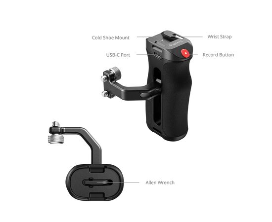 SMALLRIG 4928 Punho Lateral com Botão REC