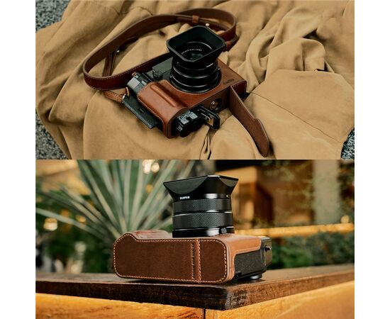 SMALLRIG 5268 Kit Estojo de Couro para Fujifilm GFX100RF - Castanho