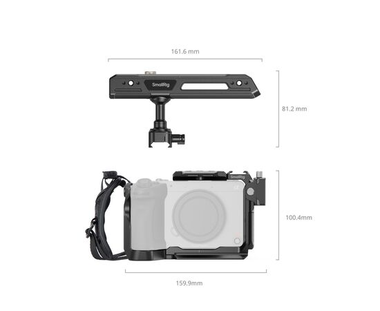 SMALLRIG 5589 Kit Cage e Pegas Lateral e Superior para Sony FX2