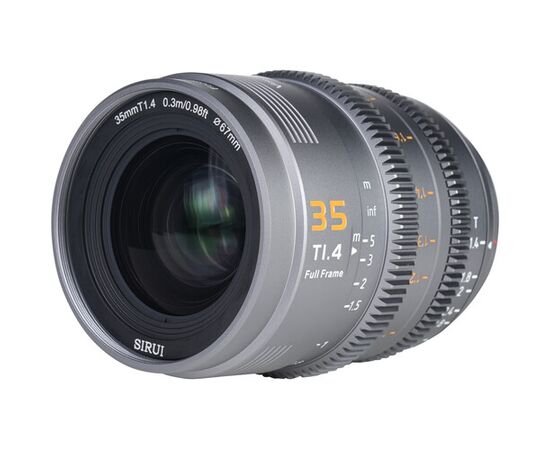 SIRUI Vision Prime 1 Cine T1.4 Full Frame 35mm Sony E Multi-Mount - Silver