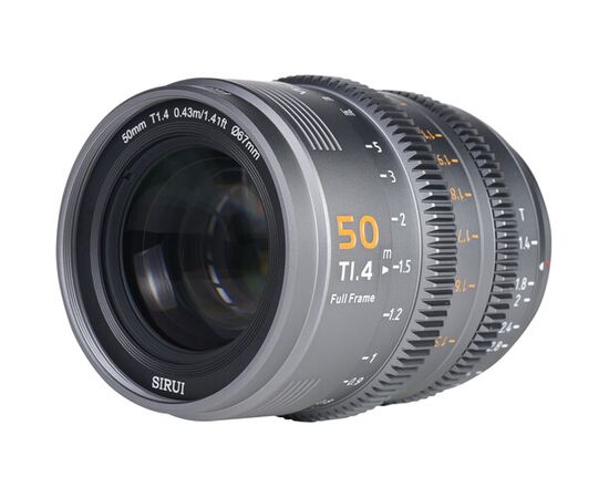 SIRUI Vision Prime 1 Cine T1.4 Full Frame 50mm Sony E Multi-Mount - Silver