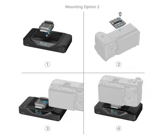 SMALLRIG 5248 Kit de Bateria para Base de Câmera CB75