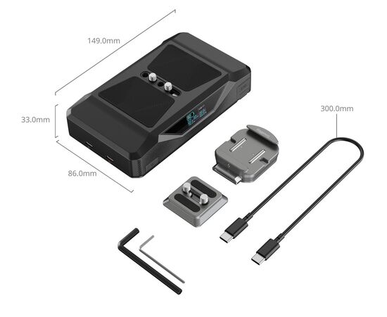 SMALLRIG 5248 Kit de Bateria para Base de Câmera CB75