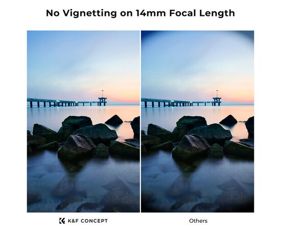 K&F CONCEPT Filtro Densidade Variável ND2-ND2000 NANO-C Series – 55mm