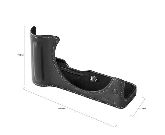 SMALLRIG 5433 Kit Meia Capa de Couro para Canon EOS R50 V - Preto