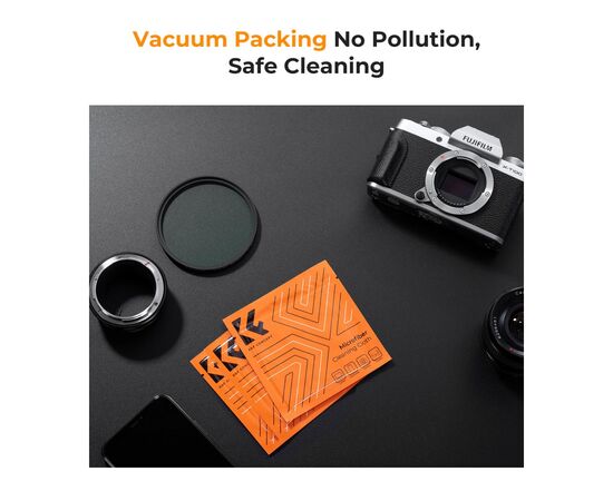 K&F CONCEPT Tampa de Lente Com Cordão Anti-Perda - 49mm