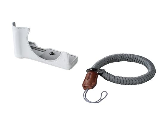 SMALLRIG 5431 Kit Meia Capa de Couro para Canon EOS R50 V - Branco