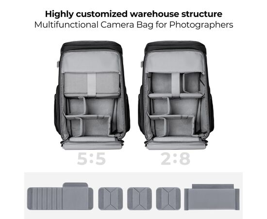 K&F CONCEPT Mochila Alpha Air KF13.128V3 - 25L (Cinza)