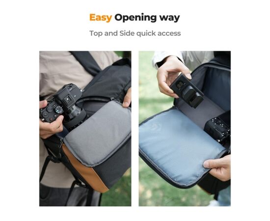 K&F CONCEPT Mochila Narute Wander 22L - Preto