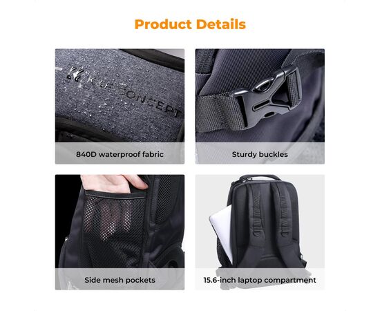 K&F CONCEPT Mochila Wander 25L