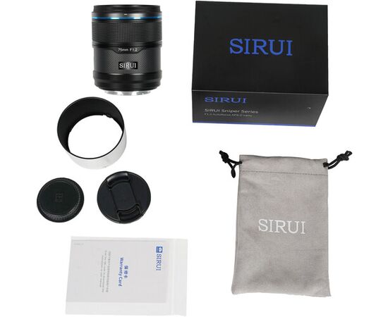 SIRUI Sniper 75mm f/1.2 Sony E - Preto