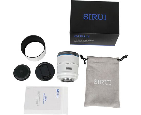 SIRUI Sniper 75mm f/1.2 Sony E - Branco