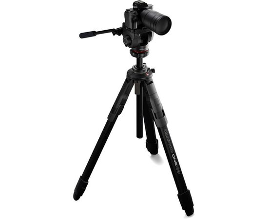 MANFROTTO Tripé de Alumínio ONE + MANFROTTO Cabeça 500X