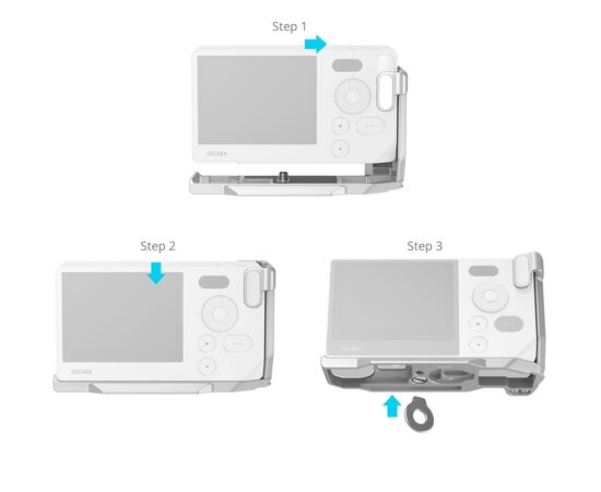 SMALLRIG 5390 L-Bracket para Sigma BF - Prata
