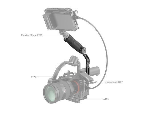 SMALLRIG 419B Pega para DJI RS 3/4 Mini