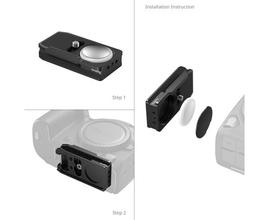 SMALLRIG MD5424 Sapata Arca-Swiss para Airtag Canon​