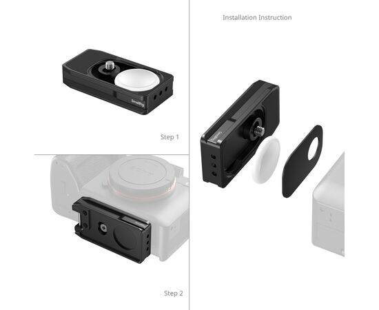 SMALLRIG MD5422 Sapata Arca-Swiss para Airtag