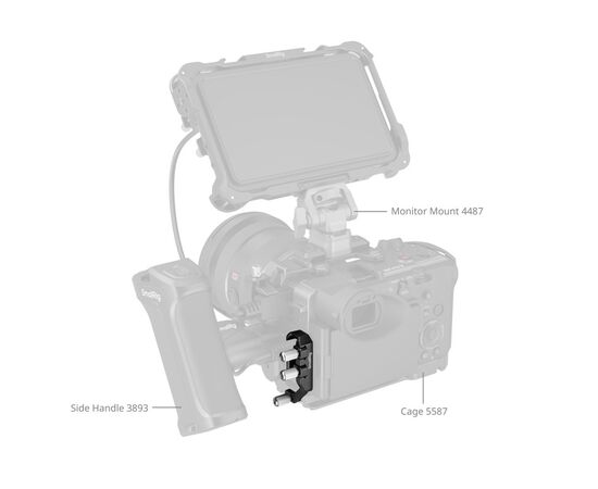 SMALLRIG 5592 Clamp Multicabo para Sony FX2