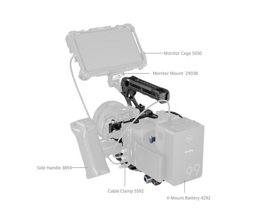 SMALLRIG 5590 Kit Cage e Placa de Bateria Sony FX2
